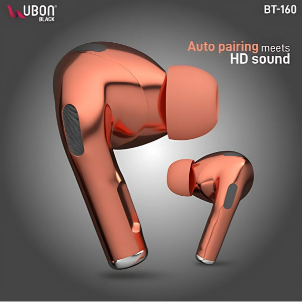 UBON BT-160 Wireless Bluetooth Earbuds Bass Touch Control Type-C Charging (Multi Colour)