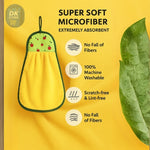 Microfiber Hanging Kitchen Towel with Loop – 38×28 cm (Multi-Color) - DK Store