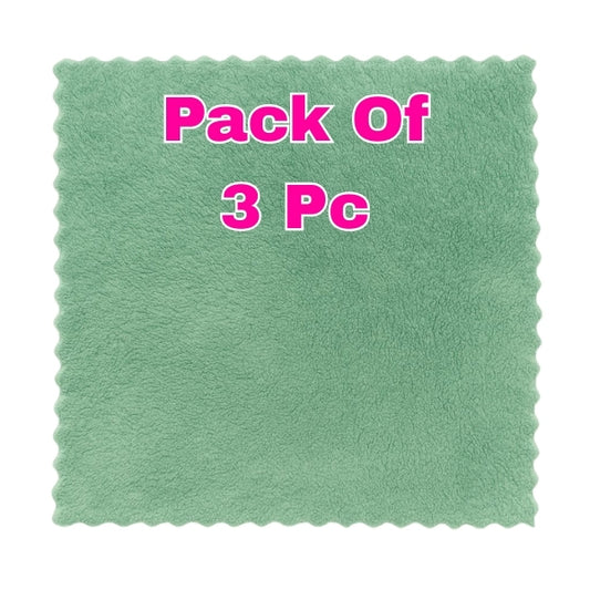 Premium Soft Microfiber Handkerchief – Quick Dry & Super Absorbent Rumal (24×24 cm, Multi-Color) (Pack Of 3) - DK Store