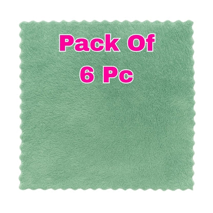 Premium Soft Microfiber Handkerchief – Quick Dry & Super Absorbent Rumal (24×24 cm, Multi-Color) (Pack Of 6) - DK Store