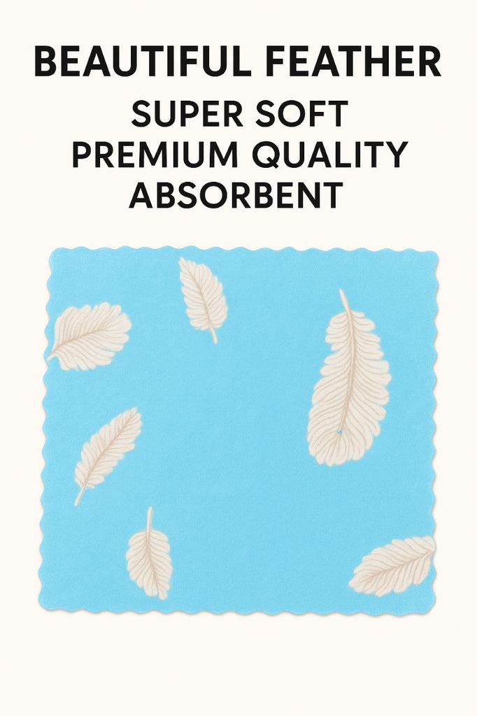 Multicolor Floral Handkerchief for Women & Kids – Microfiber Face Towel / Cleaning Cloth (24×24 cm in & 9.5×9.5 in) Multi Colour (Pack of 6) - DK Store