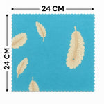 Multicolor Floral Handkerchief for Women & Kids – Microfiber Face Towel / Cleaning Cloth (24×24 cm in & 9.5×9.5 in) Multi Colour (Pack of 6) - DK Store