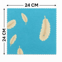 Multicolor Floral Handkerchief for Women & Kids – Microfiber Face Towel / Cleaning Cloth (24×24 cm in & 9.5×9.5 in) Multi Colour (Pack of 6) - DK Store