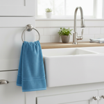 Cotton Hand Towel 11x17 inch - Super Soft Quick Dry ( Blue, Brown, Orange,White, Pink) (Pack 5)