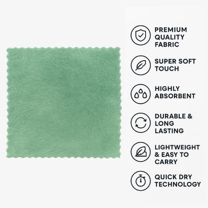Premium Soft Microfiber Handkerchief – Quick Dry & Super Absorbent Rumal (24×24 cm, Multi-Color) (Pack Of 6) - DK Store