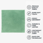 Premium Soft Microfiber Handkerchief – Quick Dry & Super Absorbent Rumal (24×24 cm, Multi-Color) (Pack Of 6) - DK Store